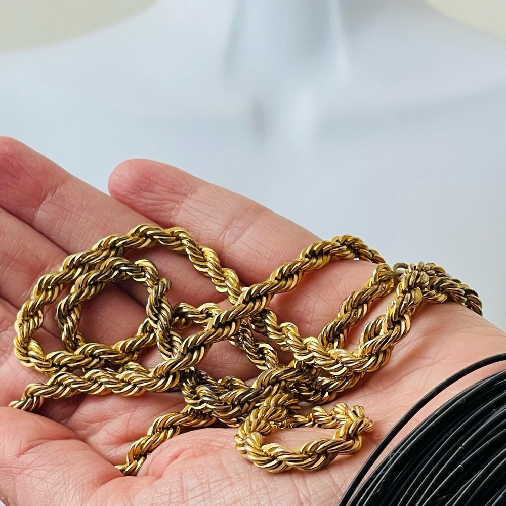 Vintage Monet Rope Chain - Picture 4 of 5